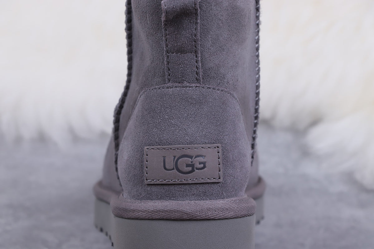 6222 Classic Mini II Short Boots – Gray (In Stock)