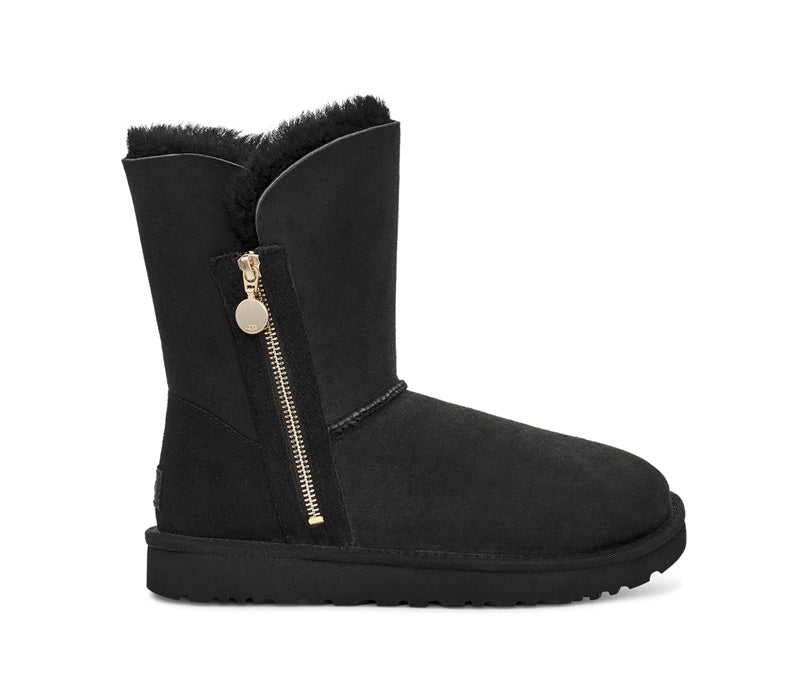 2480 Side Zip Mid-Calf Boots – Black (In Stock)