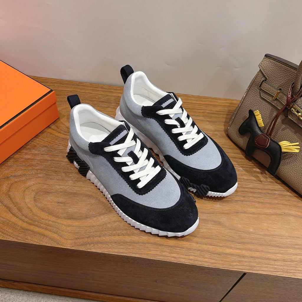 Hermès Paneled Low-Top Sneakers